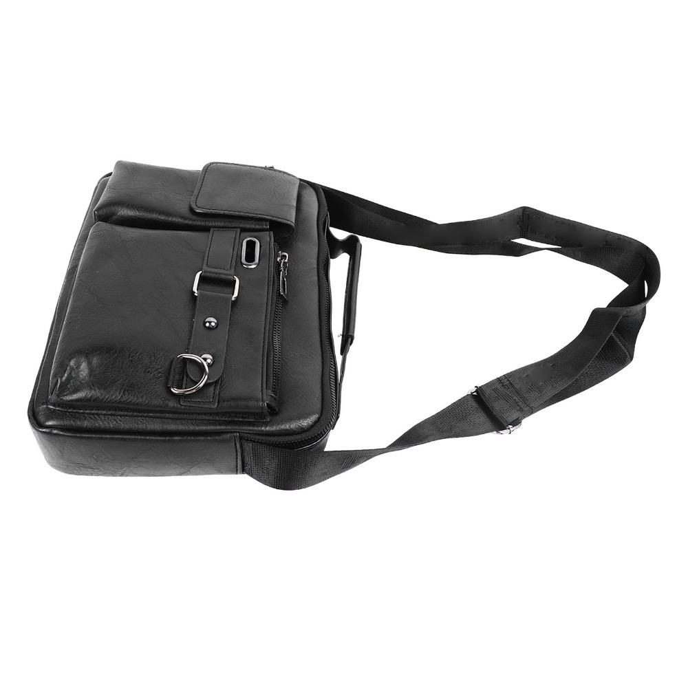 Tablet Shoulder Bag - Durable PU Work Bag Adjustable Shoulder