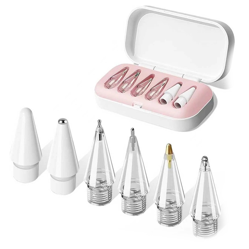 Ipad Pencil Stylus - 6Pcs Replacement Pencil Tips For Apple