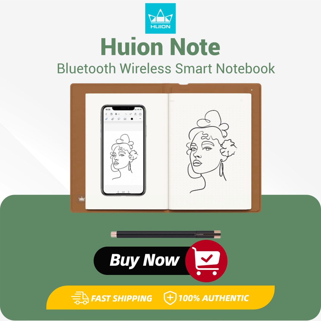 Huion Note Smart Notebook Wire - огляд і ціна Huion Tablet Accessories