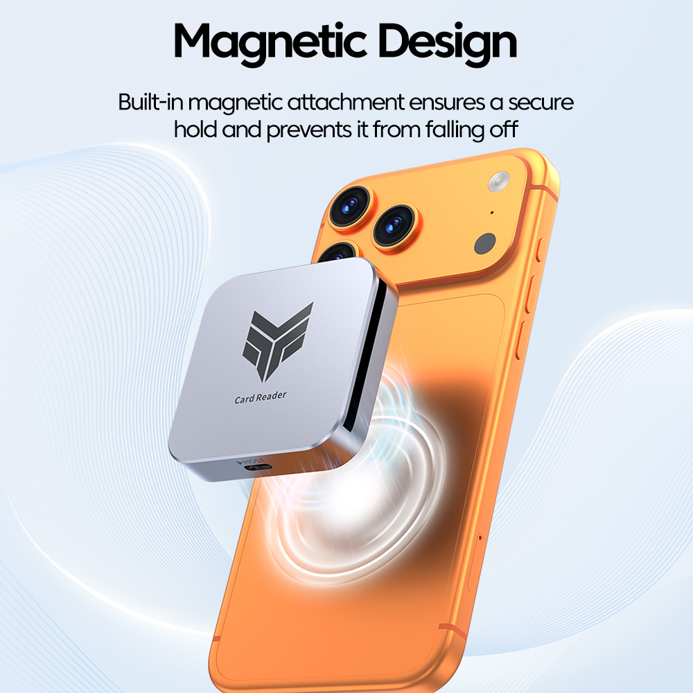 Magnetic 4-in-1 Card Reader CF - огляд і ціна Tablet Reading Accessories