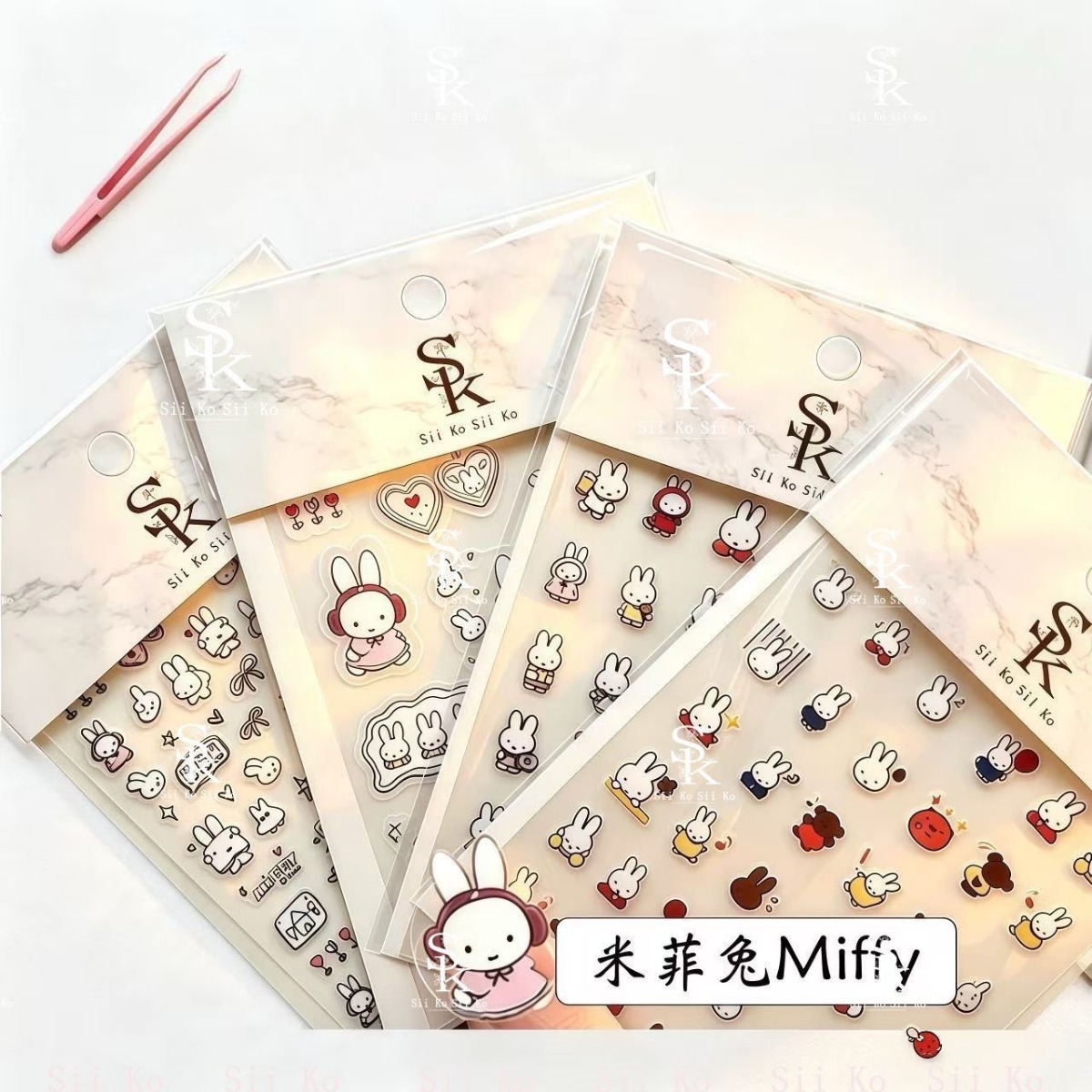 Miffy Rabbit Nail Stickers Cut - огляд і ціна Boox Tablet Accessories