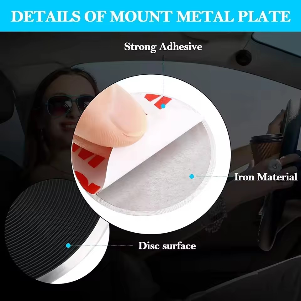 Thin Metal Plate Disk For Magn - огляд і ціна Tablet Car Mount