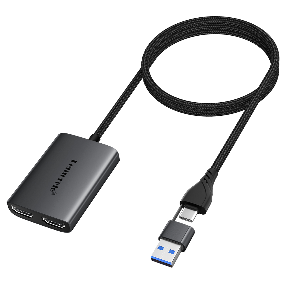 Lemorele Dual HDMI Adapter 4K  - огляд і ціна Hdmi Adapter Tablet