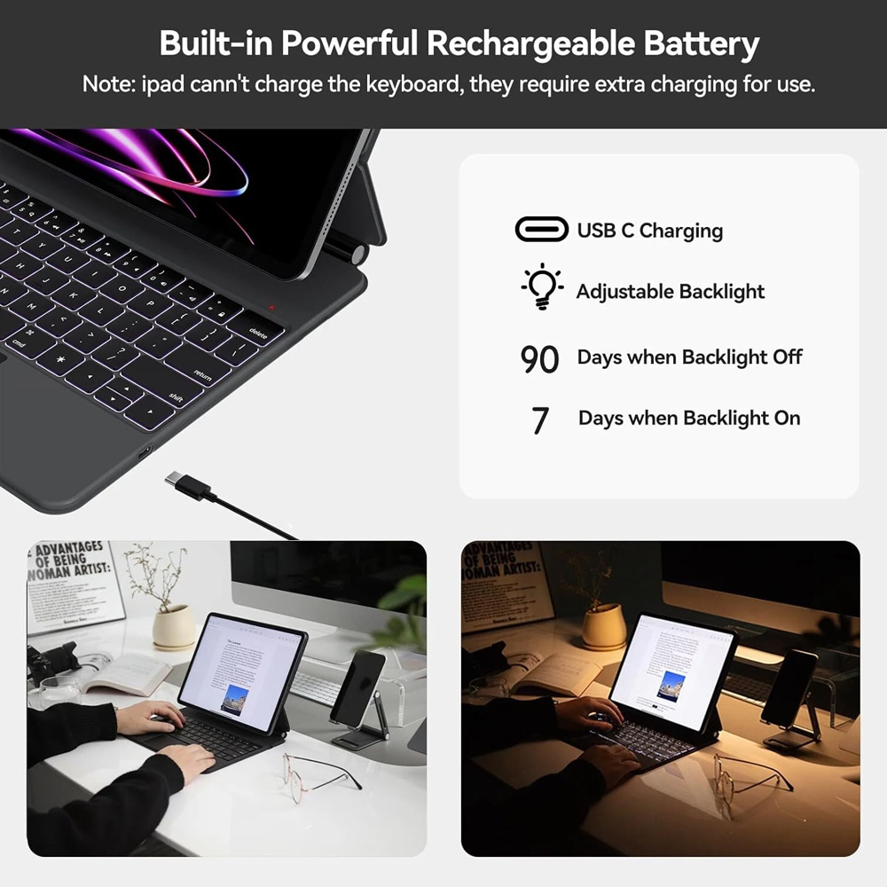 Bluetooth Magic Keyboard Case  - огляд і ціна Boox Tablet Accessories