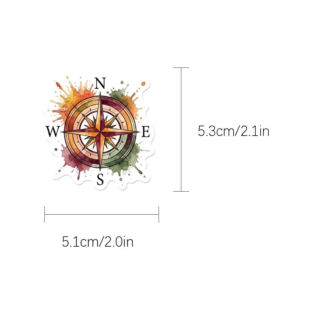 50Pcs Cartoon Retro Compass St - огляд і ціна Boox Tablet Accessories