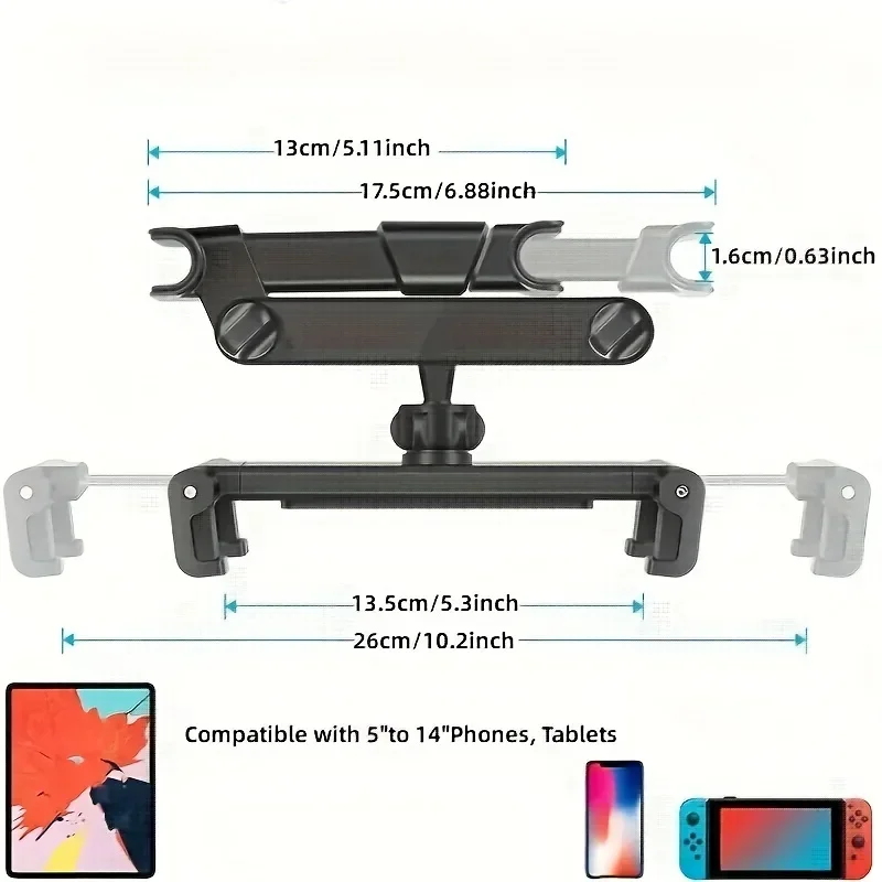Foldable Car Phone Holder Back - огляд і ціна Toddler Tablet Accessories