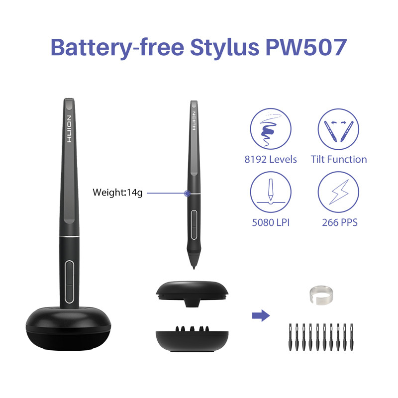 Huion Kamvas Pro 16 Drawing Pe - огляд і ціна Huion Tablet Accessories