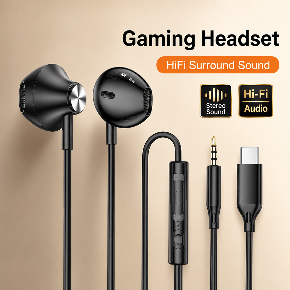 HiFi Surround Headphones Bass  - огляд і ціна Iphone Tablet Accessories