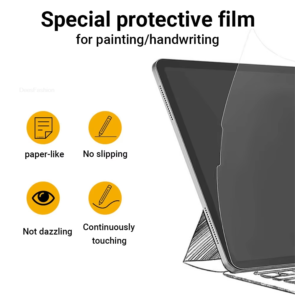 3Pcs Paper Feel Like Screen Pr - огляд і ціна Tablet Accessories Samsung