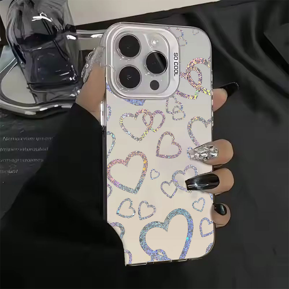 Colorful Heart Print Case For  - огляд і ціна Apple Iphone 15