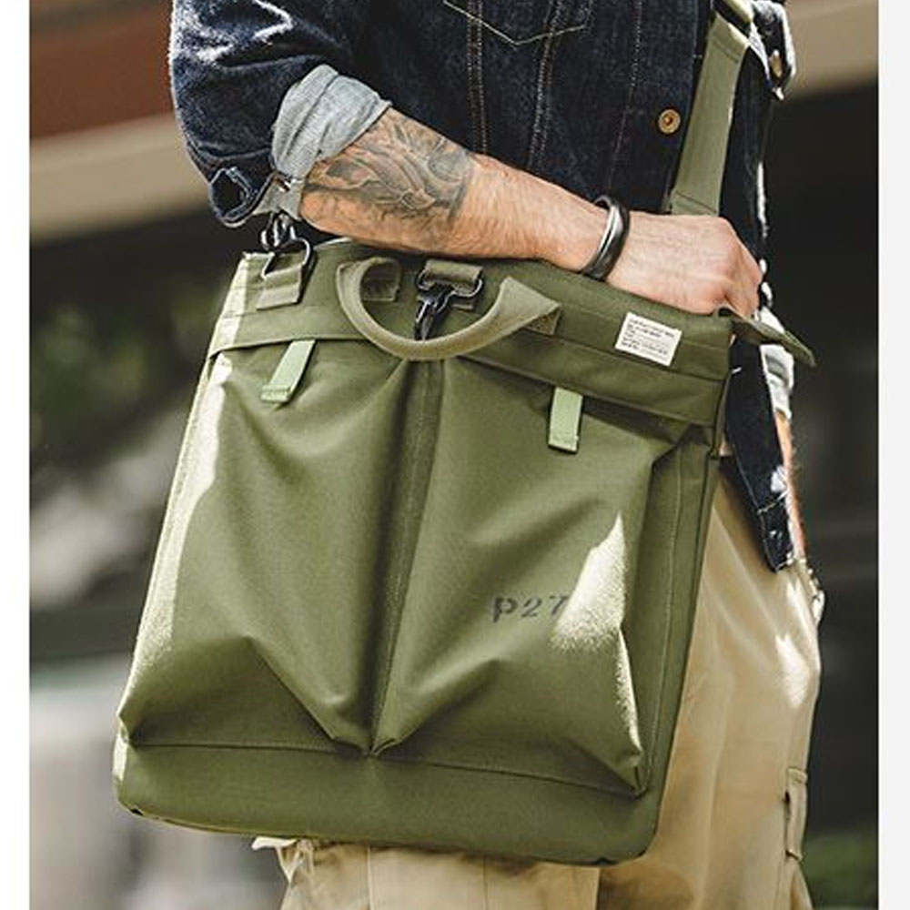 Workwear Retro Helmet Canvas C - огляд і ціна Tablet Shoulder Bag