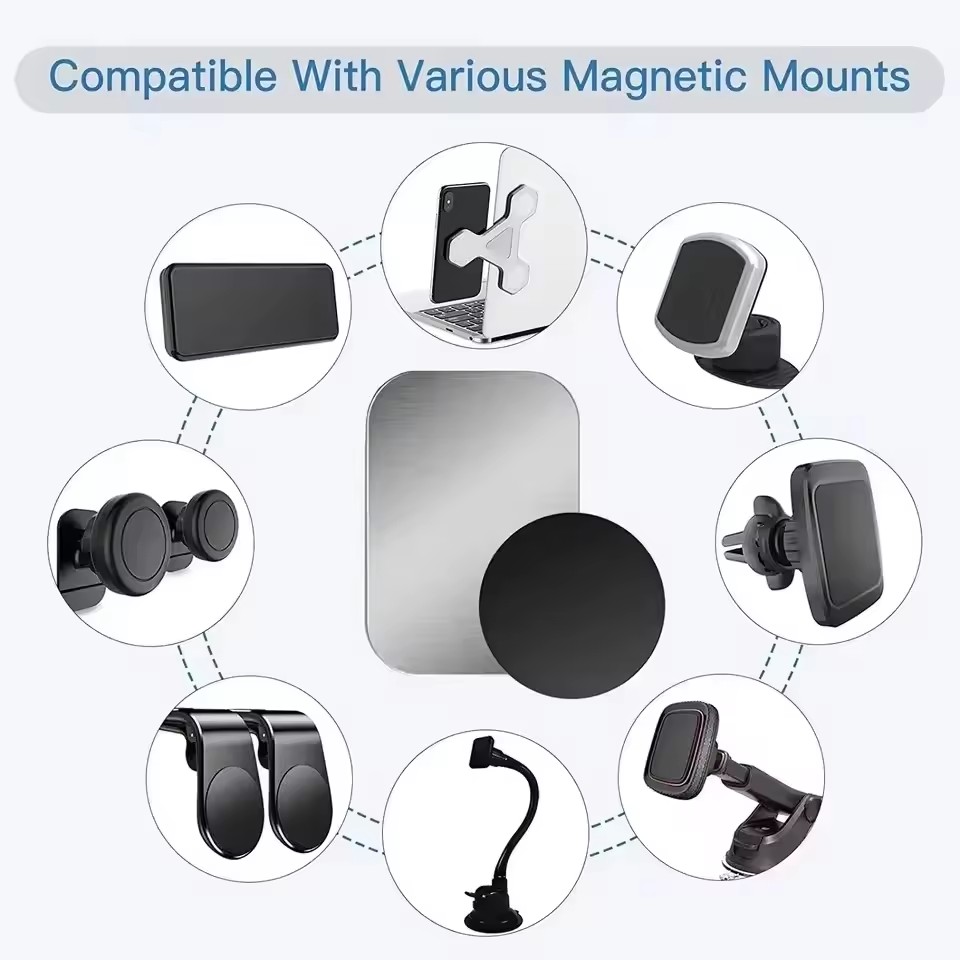 Metal Plate Disk For Magnetic  - огляд і ціна Tablet Car Mount