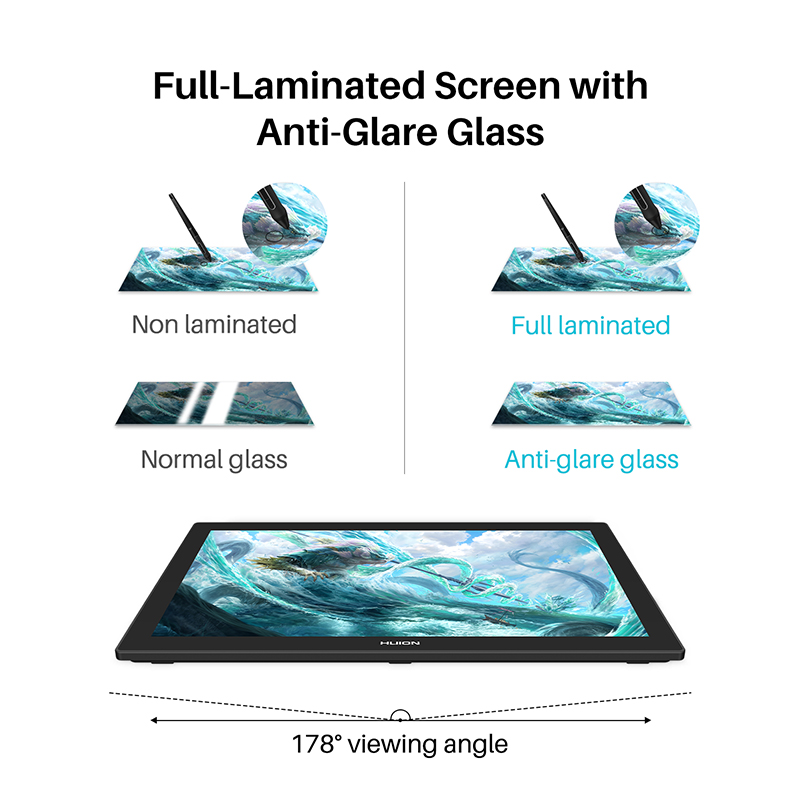 23.8 Inch Huion Kamvas Pro 24  - огляд і ціна Huion Tablet Accessories