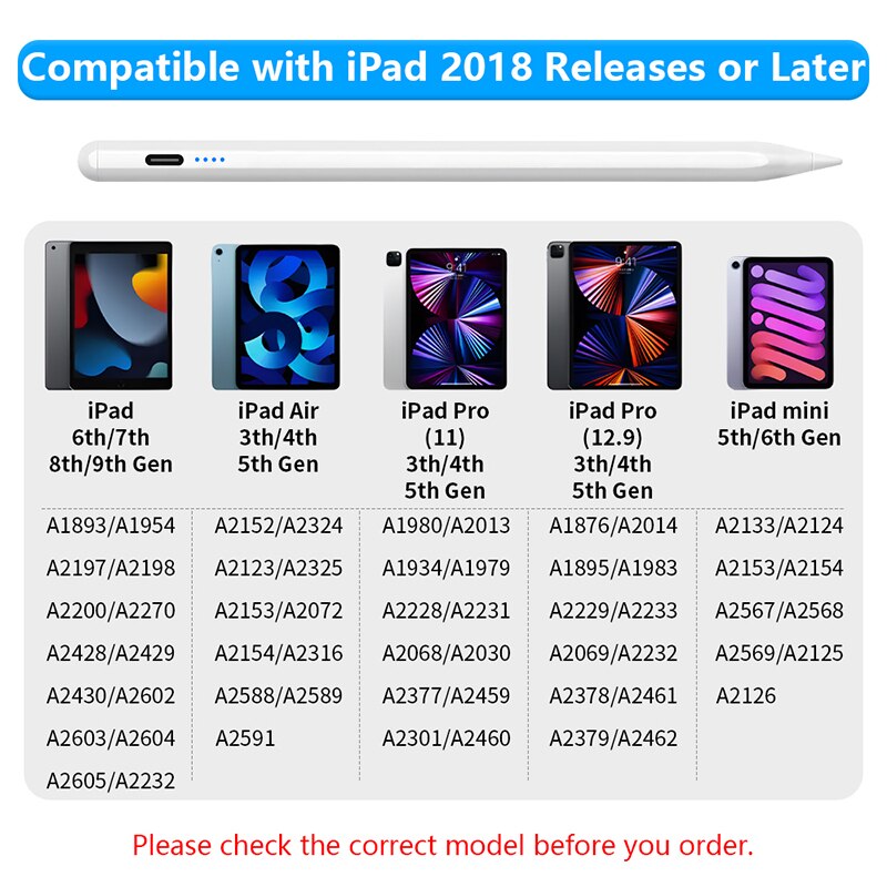 For Apple Pencil Palm Rejectio - огляд і ціна Ipad Pencil Stylus