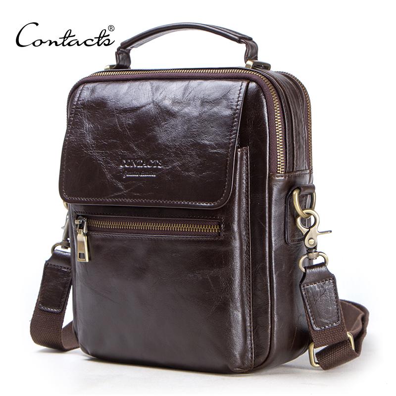 CONTACT'S new genuine leather  - огляд і ціна Tablet Shoulder Bag