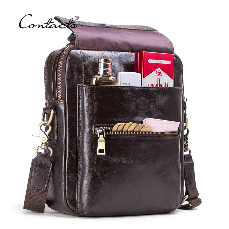 CONTACT'S new genuine leather  - огляд і ціна Tablet Shoulder Bag